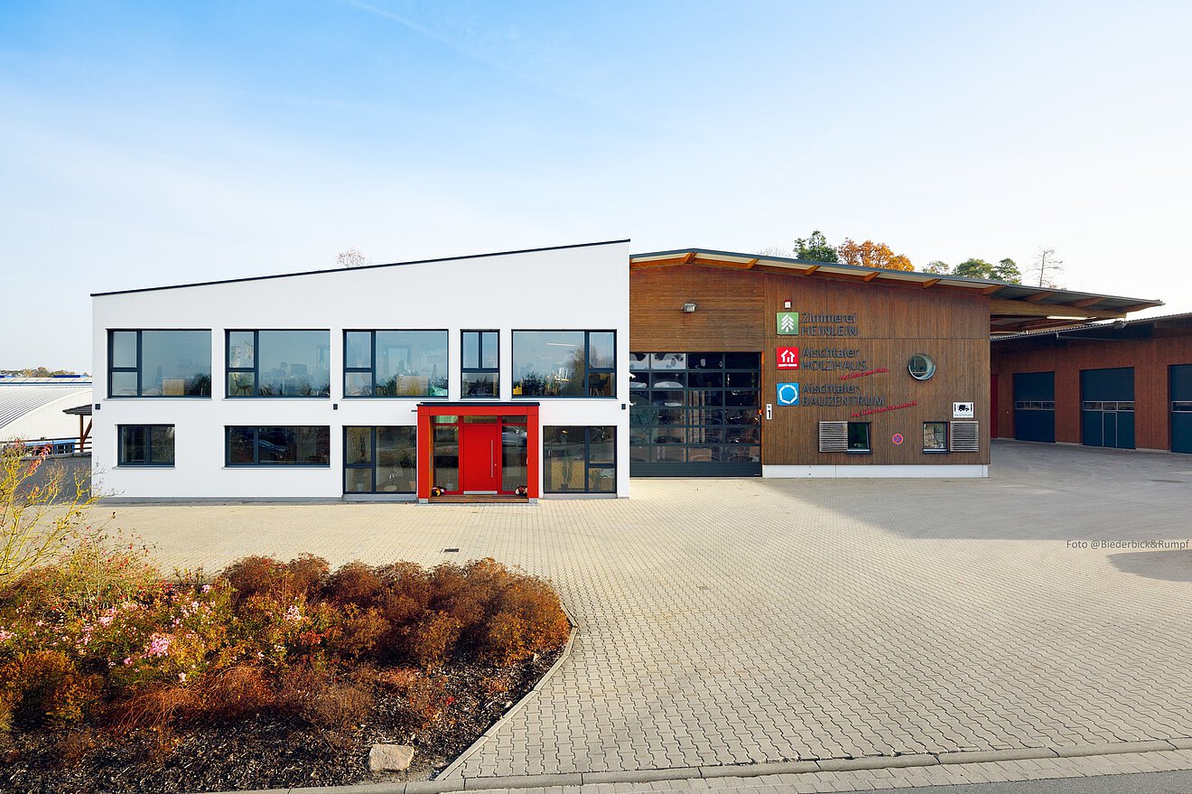 Unser Unternehmen Firmengebäude in Neustadt an der Aisch – Aischtaler Bauzentrum Robert-Bosch-Straße 25